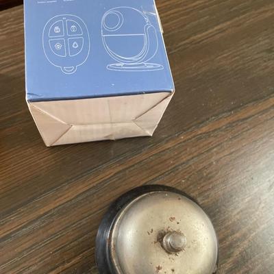 Xacto set with bell, motion detector and power strip