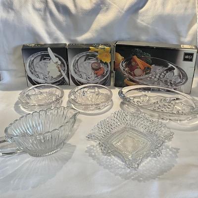 Studio Nova plus Crystal serving dishes
