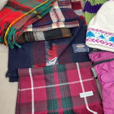 Vintage winter accessories plus one New set