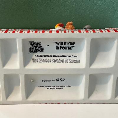 Toby the Clown Collection by Ron Lee, #1550 Will It Play in Peoria