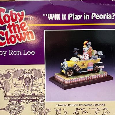 Toby the Clown Collection by Ron Lee, #1550 Will It Play in Peoria