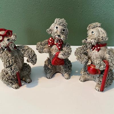 Vintage Royal Japan Ceramic Spaghetti Poodles