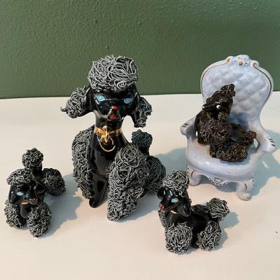 Vintage Royal Japan Ceramic Spaghetti Poodles
