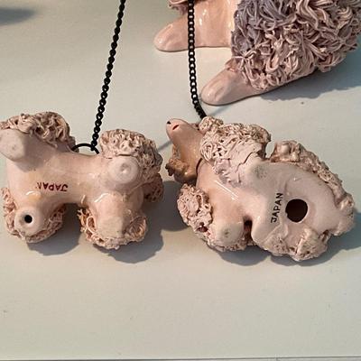 Vintage Royal Japan Ceramic Spaghetti Poodles