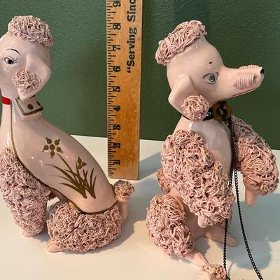 Vintage Royal Japan Ceramic Spaghetti Poodles