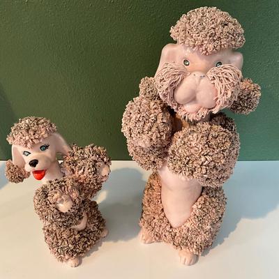Large Vintage Royal Japan Ceramic Spaghetti Poodles