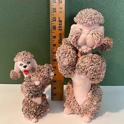 Large Vintage Royal Japan Ceramic Spaghetti Poodles