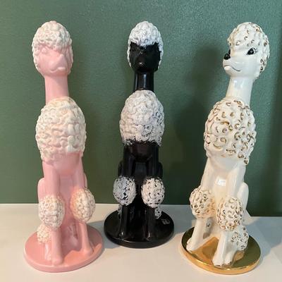 Royal Haeger 19” Poodles handcrafted. 3