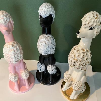 Royal Haeger 19” Poodles handcrafted. 3