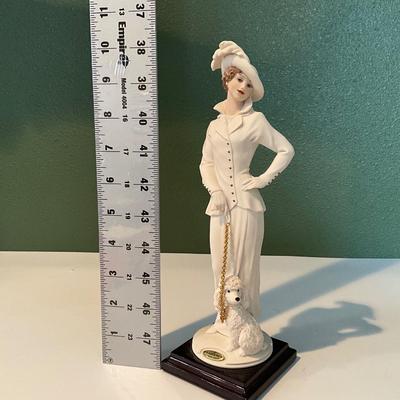 Giuseppe Armani Armis Lady w/poodle Made in Florence Italy 1999
