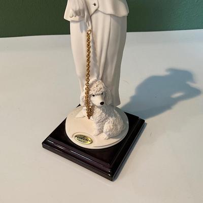 Giuseppe Armani Armis Lady w/poodle Made in Florence Italy 1999