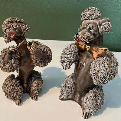 Vintage Royal Japan Ceramic Spaghetti Poodles