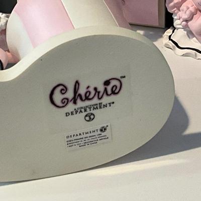 Cherie’s Department 56 Jewelry Box, Candle Holder, Paper Clip Dispenser