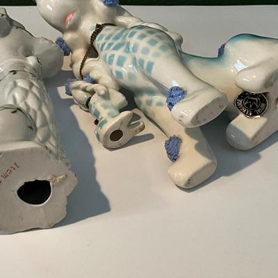 Vintage Royal Japan Ceramic Spaghetti Poodles