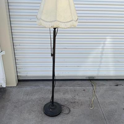 Vintage Floor Lamp With Shade.