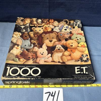 Vintage E.T. puzzle
