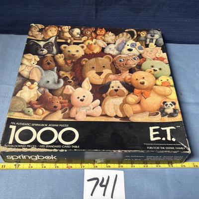 Vintage E.T. puzzle