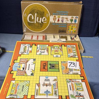 Vintage Clue Game