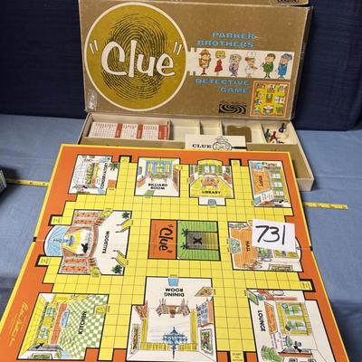Vintage Clue Game