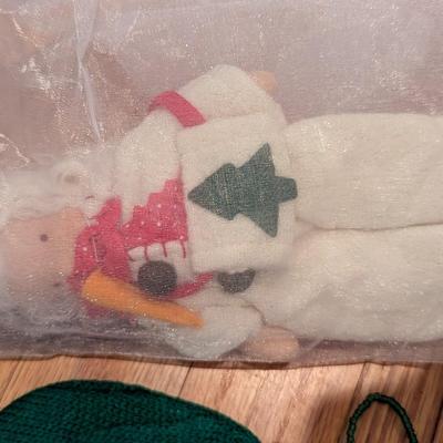 Christmas Decor Candles Bags Stocking Hanger