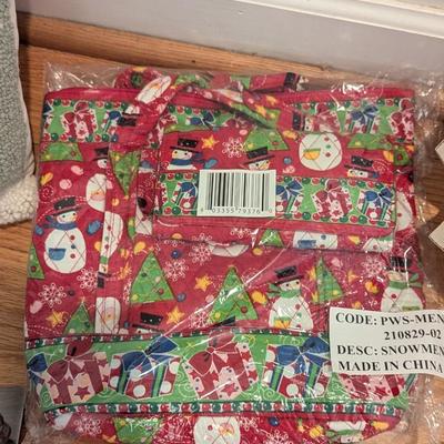 Christmas Decor Candles Bags Stocking Hanger