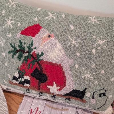 Christmas Decor Candles Bags Stocking Hanger