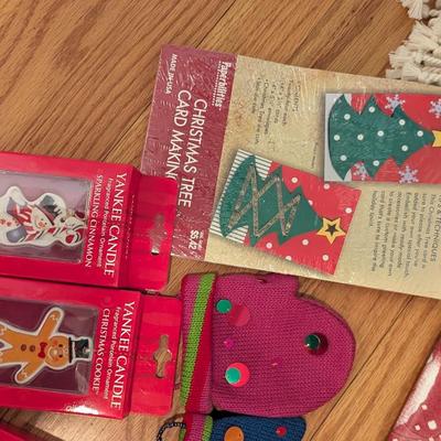Christmas Decor Candles Bags Stocking Hanger