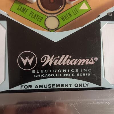 STANDARD SIZE WORKING "CABARET" PINBALL MACHINE