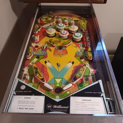 STANDARD SIZE WORKING "CABARET" PINBALL MACHINE