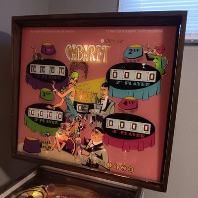 STANDARD SIZE WORKING "CABARET" PINBALL MACHINE