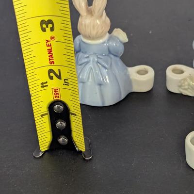 Biedermann Sri Lanka Bunny Rabbit Candle Holders
