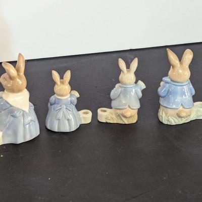 Biedermann Sri Lanka Bunny Rabbit Candle Holders