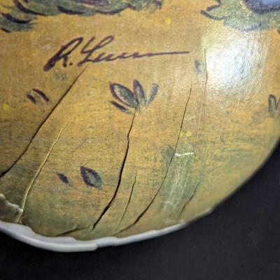 Vintage Paper Mache’ Easter Egg Candy Container Some Made In Germany