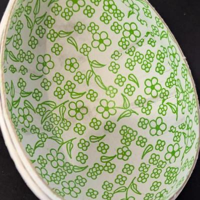 Vintage Paper Mache’ Easter Egg Candy Container Some Made In Germany