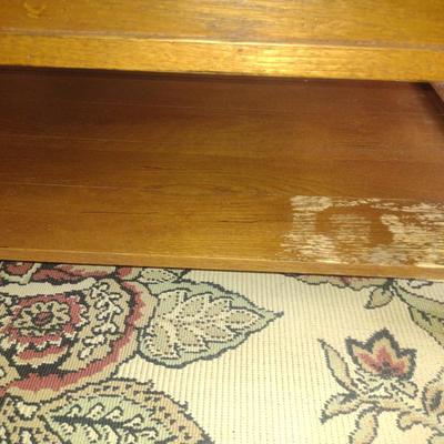 Broyhill Attic Heirlooms Wooden Coffee Table with Drawer- Approx 50" X 32" x 19 1/4" Tall