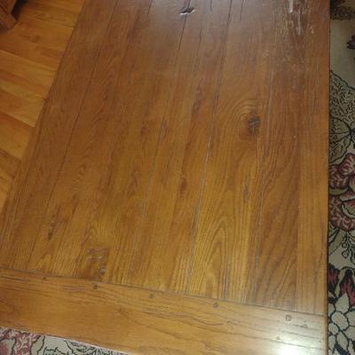 Broyhill Attic Heirlooms Wooden Coffee Table with Drawer- Approx 50" X 32" x 19 1/4" Tall