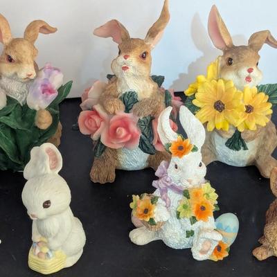 Easter Bunny Figurines