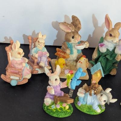 Easter Bunny Figurines