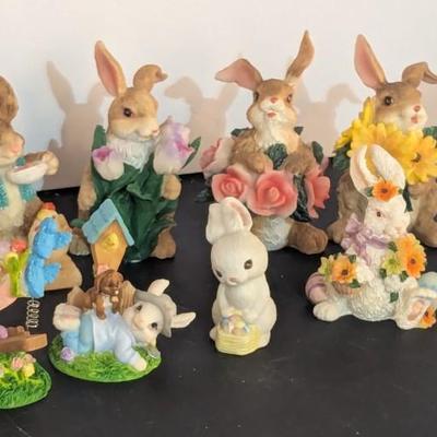Easter Bunny Figurines