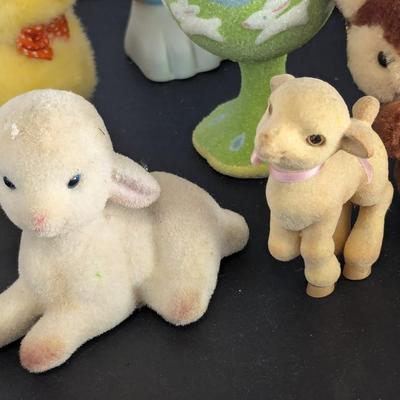 Easter Decorations Bunnies Lamb & Chicks