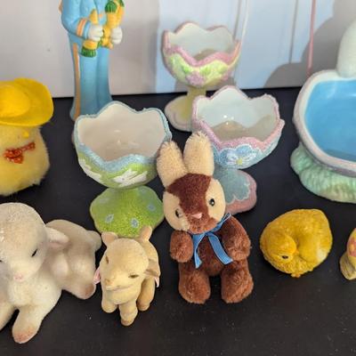 Easter Decorations Bunnies Lamb & Chicks
