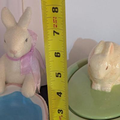 Easter Decorations Bunnies Lamb & Chicks