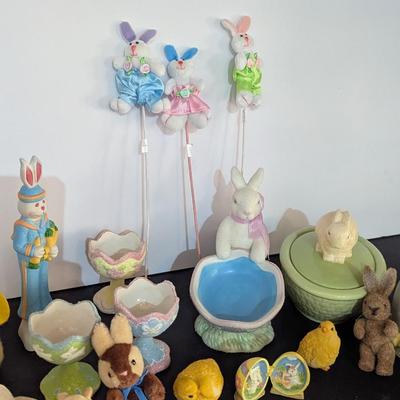Easter Decorations Bunnies Lamb & Chicks