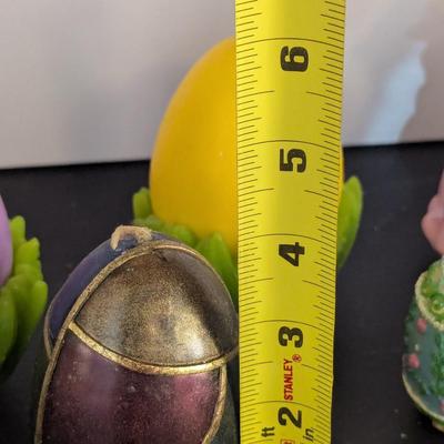 Bunny Candle Figurines & Eggs