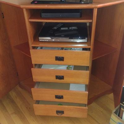 Wooden Storage Cabinet/Media Stand