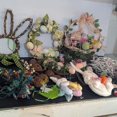 Easter Decorations Wreaths Lights Wall Decor