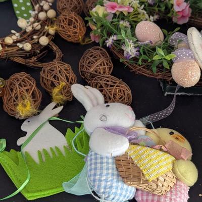 Easter Decorations Wreaths Lights Wall Decor
