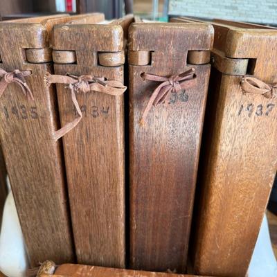Set of 5 Homemade Wood Bound Home Craft Magazine 1934 1935 1936 1937 1938 1939