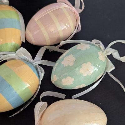 Plush Paper Mache Wood & Plastic Decorated Eggs