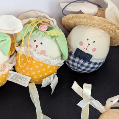 Plush Paper Mache Wood & Plastic Decorated Eggs